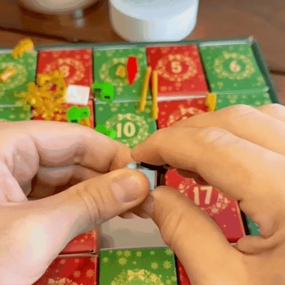 Calendario de adviento navideño